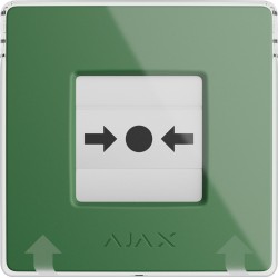 Ajax Brandlarmsknapp - grön