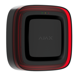 Ajax Blixtljus och siren för brandlarm - svart