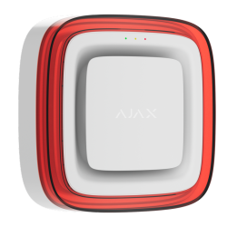 Ajax Blixtljus och siren för brandlarm - vit