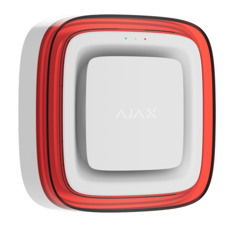 Ajax Blixtljus och siren för brandlarm - vit