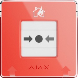 Ajax Brandlarmsknapp - röd