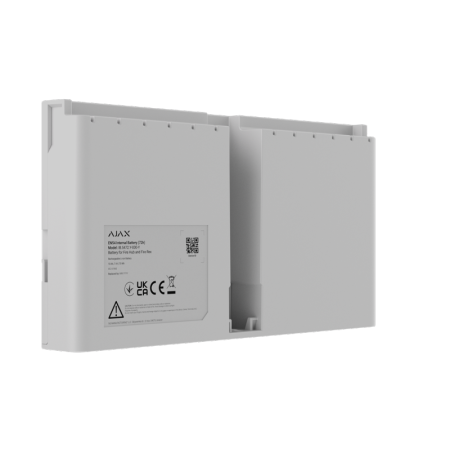AJAX Laddningsbart batteri för brandlarmshub 10 Ah (72h) - vit